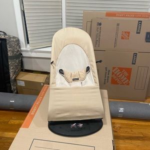 Used great condition baby bjorn bouncer. Khaki tan color.
